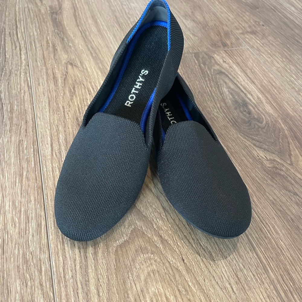 Rothy's Black Almond Loafers